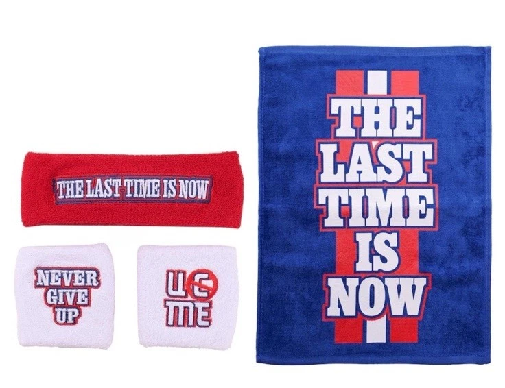 WWE AUTHENTIC John Cena Farewell Tour Summer Slam 2025 Sweatband & Towel Set - Image 1 of 3