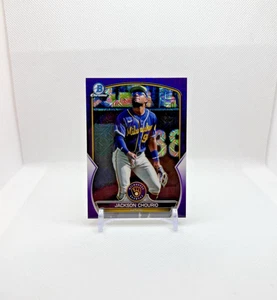 (# /299) JACKSON CHOURIO PURPLE MOJO REFRACTOR - 2023 Bowman Chrome #BCP-246 - Picture 1 of 2
