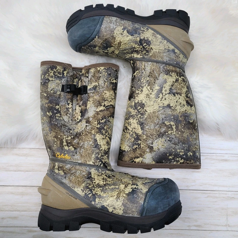 Cabela's Zoned Comfort Trac 2000 g botas de caza al aire libre de goma aisladas para hombre 14 Foto 1 de 4