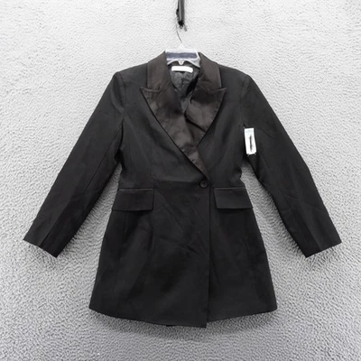 ASTR The Label Black Double Breasted Tuxedo Blazer Dress Womens Small S - Image 1 of 4