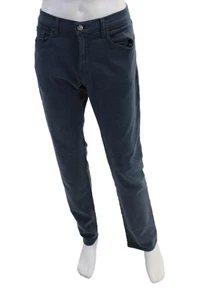 J Brand Mens Cotton Flat Front Straight Leg Kane Pants Dark Blue Size 34 - Picture 1 of 6