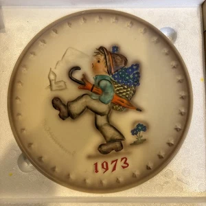 Vintage 1973 M. J. Hummel Annual Plate Goebel Original Box Germany - Picture 1 of 9