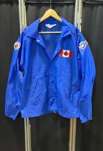 Chaqueta De Colección Toronto Blue Jays MLB Coach Nylon Azul con Parches - Imagen 1 de 6