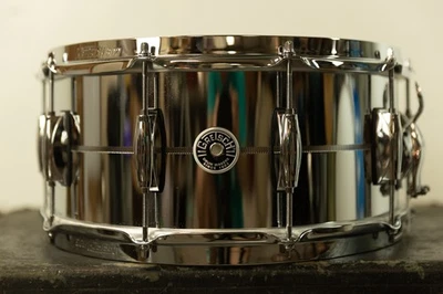 Tambor Gretsch Brooklyn 6,5x14" cromo sobre acero Foto 1 de 2