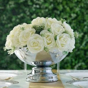 2 pcs 12" tall Pedestal Table Compote Vases Bowls Wedding Party Home Decorations - Picture 1 of 17