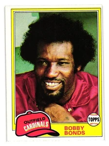1981 Topps - #635 Bobby Bonds - Picture 1 of 2