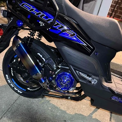 Motorcycle Exhaust Muffler Baffle for GY6125 150cc  Zuma 200  Scooter Moped ATV Foto 1 de 4