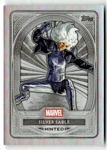 Topps Marvel 2025 Card No. 74 Silver Sable Silver Minted - Picture 1 of 2