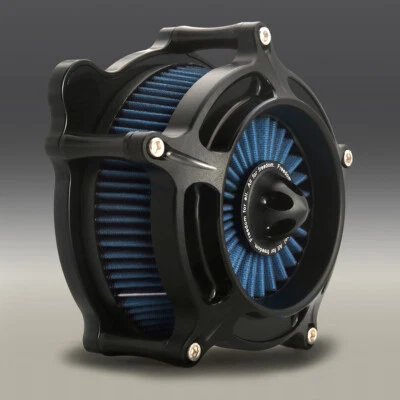 Filtro respirador de aire Spike Ops negro para Harley Softail Glide FXDWG Street 00-15 Foto 1 de 4