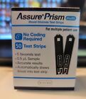 ARKRAY ASSURE PRISM BLOOD GLUCOSE TEST STRIPS - 50ct.  Expire 1/25 or later