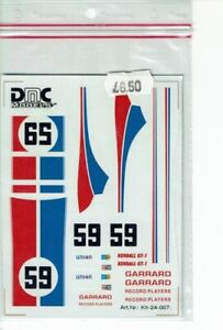DMC DECALS 1/24 PORSCHE 911 CARRERA RSR WINNER DAYTONA 1973