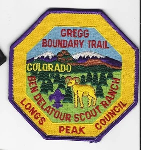 BOY SCOUT GREGG BOUNDARY TRAIL PP COLORADO - Foto 1 di 1