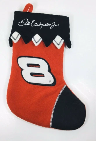Trevco DALE EARNHARDT JR. #8 Christmas Xmas Stocking 14" - Chevrolet NASCAR Cover
