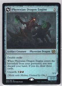 1x Phyrexian Dragon Engine *Foil* - The Brothers' War - Near Mint - Imagen 1 de 1
