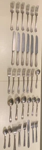 Vintage Stainless, Silverplate Silverware Lot of 33 Assorted Brands And Styles - Picture 1 of 6