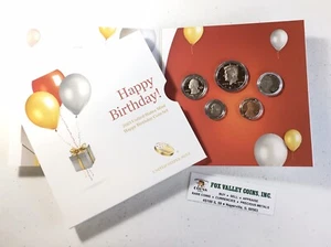 2013-S U.S MINT HAPPY BIRTHDAY PROOF COIN SET WITH GIFT CARD FOLDER. 1ST ISSUE! - Picture 1 of 4