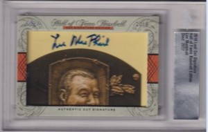 2018 Leaf Cut Signature Hall of Fame Baseball -  Lee MacPhail