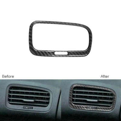 Carbon Fiber Dashboard Air Vent Outlet Panel Cover Trim For Honda S2000 2000-09 - Изображение 1 из 4