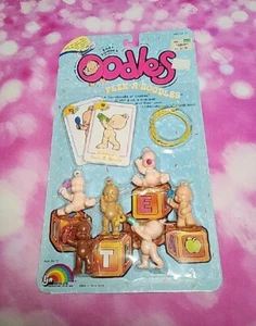 1986 EX. COND. RARE OODLES Set Of 6 SEALED BABIES & 6 CARDS VINTAGE - Picture 1 of 9