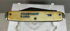 Vintage President Ford 1976 Pocket Knife 2 Blade Political Souvenir - USA