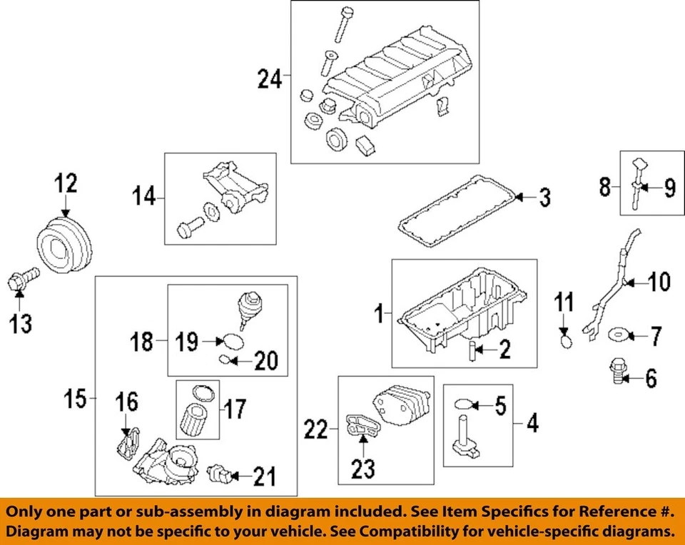 BMW OEM 09-13 335d,X5 Motor Piezas-Elemento Filtro 11427788460 Foto 1 de 1