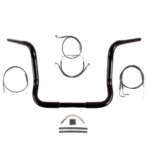 1 1/4" BBlack 14" Ape Hanger Handlebar Kit 1996-2006 Harley Electra Street Glide - Bild 1 von 4