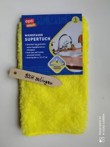 ◄◄ BSH ►► Opti wisch Mikrofaser SUPERTUCH 22 x 27cm BESONDERS SAUGFÄHIG GELB - Bild 1 von 1
