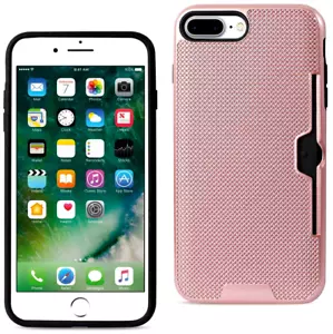iPhone 7 Plus Slim Armor Robuste Hybrid Hülle mit Kartenfach. - Bild 1 von 4