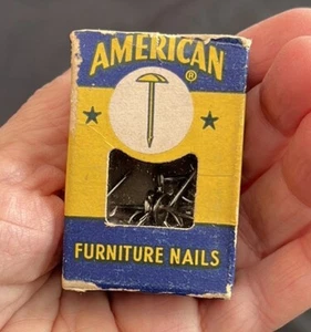 Vintage American Tack Co. Furniture Nails #43~Partial Contents~Prop/Display/Use - Picture 1 of 7