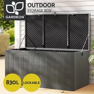 Gardeon Outdoor Storage Box 830L Container Indoor Garden Bench Tool Sheds Chest - Picture 1 of 8