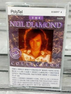 The Neil Diamond Collection Cassette Tape PolyTel Records 838897 4 Canada 1989  - Image 1 of 4