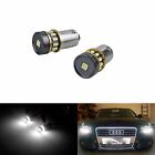 2x 233 T4W BA9s LED DRL Sidelight Interior Number Plate Light Bulbs Xenon White