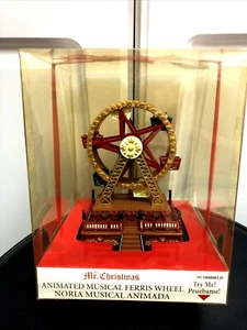 Neues Mr. Christmas animiertes musikalisches Riesenrad "We Wish You A Merry Christmas" - Bild 1 von 4
