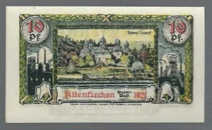 Notgeld - Altenkirchen - Kreis Altenkirchen - 10 Pfennig - 1921 - Picture 1 of 2