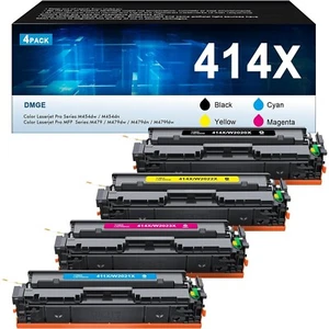 4er Pack 414X Toner mit CHIP Patrone 414X Ersatz für HP 414X kompatibel - Bild 1 von 6