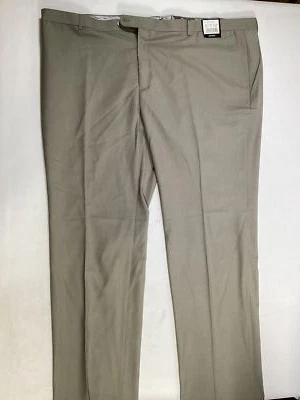 Mens Angelo Rossi Taupe Dress Pants Size 52W NEW - Image 1 of 4