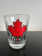 Vintage shot glass Canada Collection