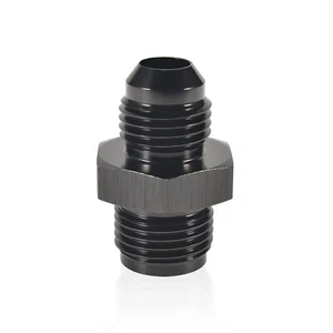 Adaptador de llamarada invertida 6AN macho a 5/8"-18 accesorio negro anodizado - Imagen 1 de 6