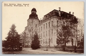 Washington D.C.  Howard University Main Building HBCU Postcard 1910s "The Mecca" - Picture 1 of 5