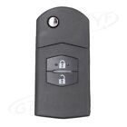 2 Button Remote Key Fob Case Shell Cover Repair Fit Mazda 3 5 6 Flip Models