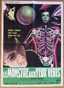 MONSTRE AUX YEUX VERTS horror sci-fi affiche cinema originale 80x60 '62 - Picture 1 of 1