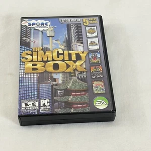 The Sim City Box PC DVD-ROM Software 5 Video Games EA Windows rush hour simcity - Picture 1 of 3