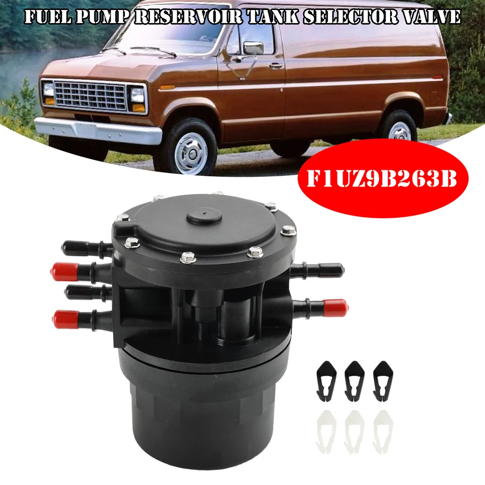 Fuel Pump Reservoir Tank Selector Valve F1UZ9B263B For Ford F-Super Duty E-150U1 Foto 1 de 4