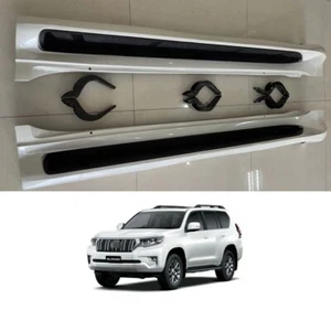 2PCS Side Steps Running Boards Fits For land cruiser prado 2010-2023 - Picture 1 of 5