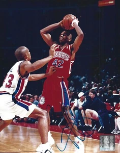 Jerry Stackhouse Autographed Signed 8x10 Photo NBA 76ers Warriors Pistons w/COA - Picture 1 of 1
