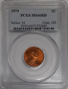 1979 Lincoln Cent 1c PCGS MS-66 RD  