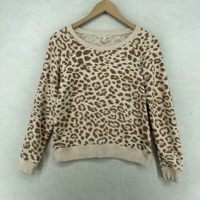 VICTORIAS SECRET Sudadera S Estampado Leopardo Cuello Redondo Manga Larga Pullover Rosa Foto 1 de 4