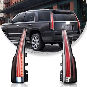1 Pair LED Tail Lights For 2015-2020 Chevrolet Tahoe Suburban CLEAR Brake Light - Bild 1 von 14