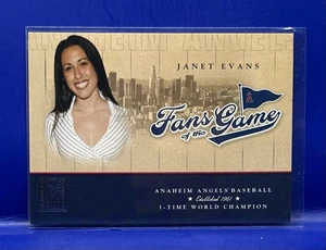 Janet Evans 2004 Donruss Elite Fans of Game #204FG-G USA Olympia Schwimmen Gold - Bild 1 von 2