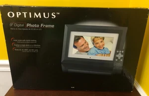 New Vintage Optimus 9" Digital Photo Frame 16-665 With Remote Radio Shack - Picture 1 of 6